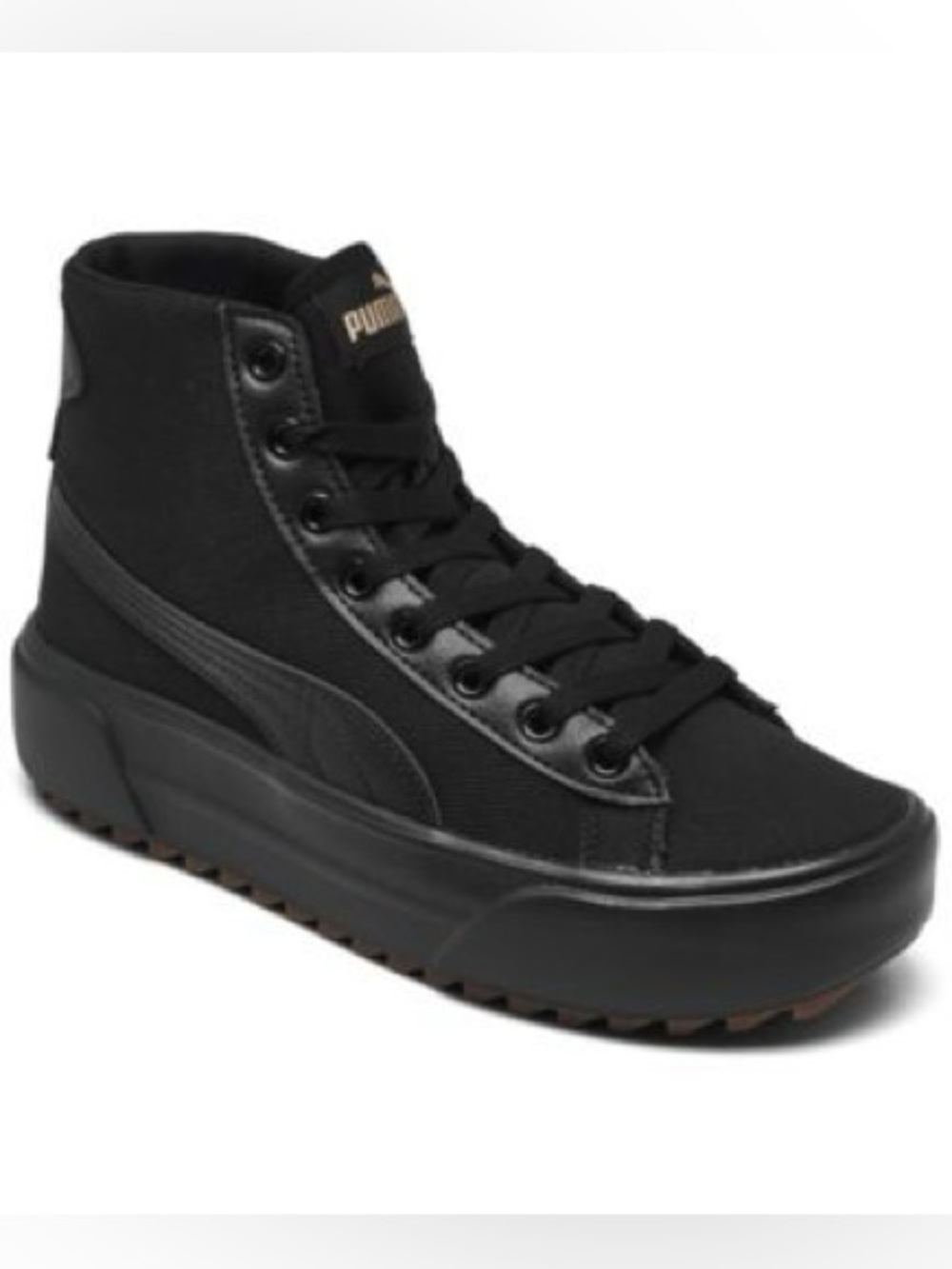 PUMA WOMEN’S KAIA HI TOP PLATFORM SNEAKERS – BLACK SIZE 9.5 (NEW WITH TAGS) B9 - Picture 2 of 8